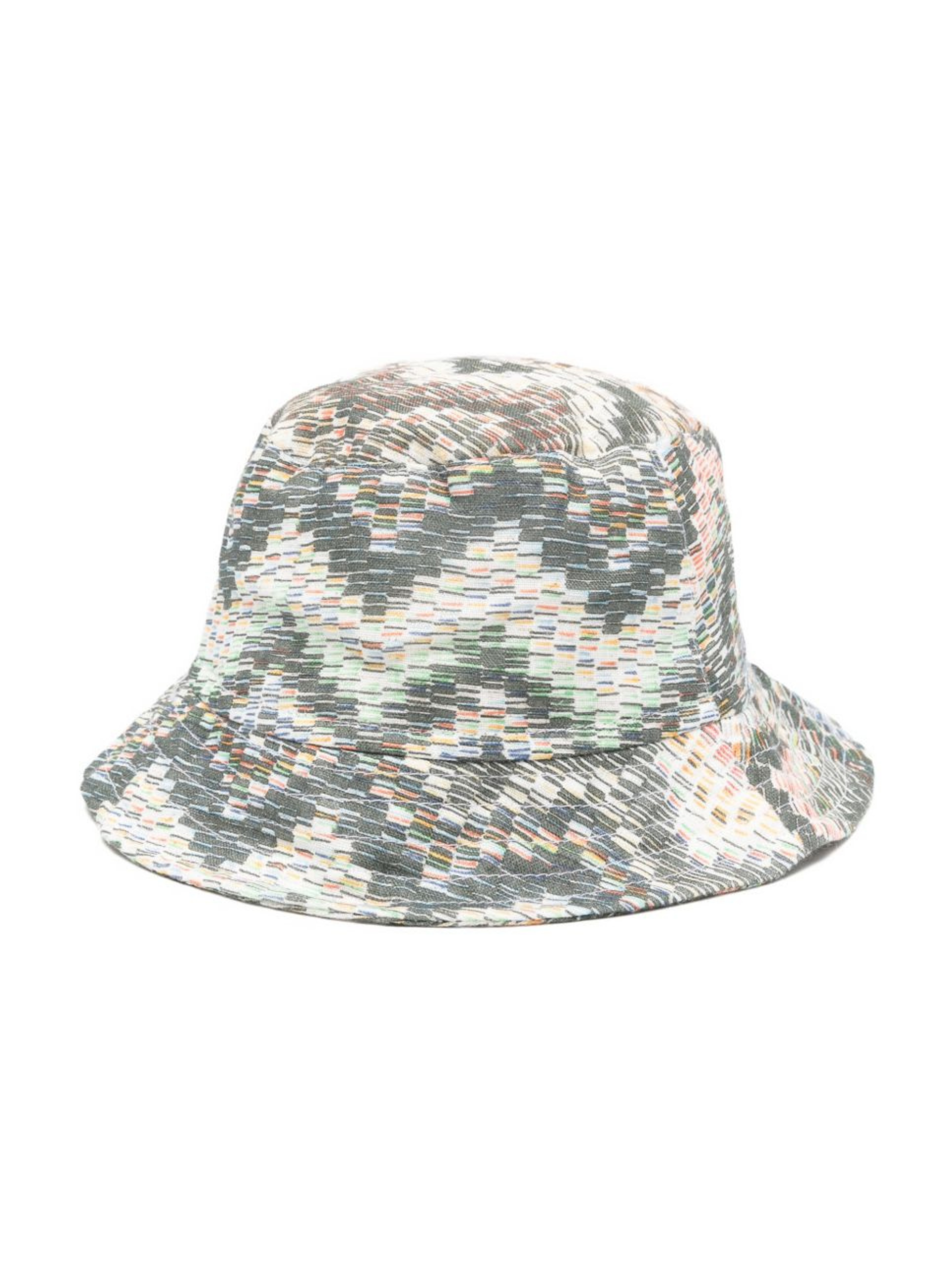 Cappello per bambino Missoni Kids grigio con design a zig-zag MY0P57 P0595 998 MISSONI KIDS 
