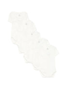 Set di cinque tutine per neonati Petit Bateau bianche con scollo a V A0F9Y 00 PETIT BATEAU KIDS 