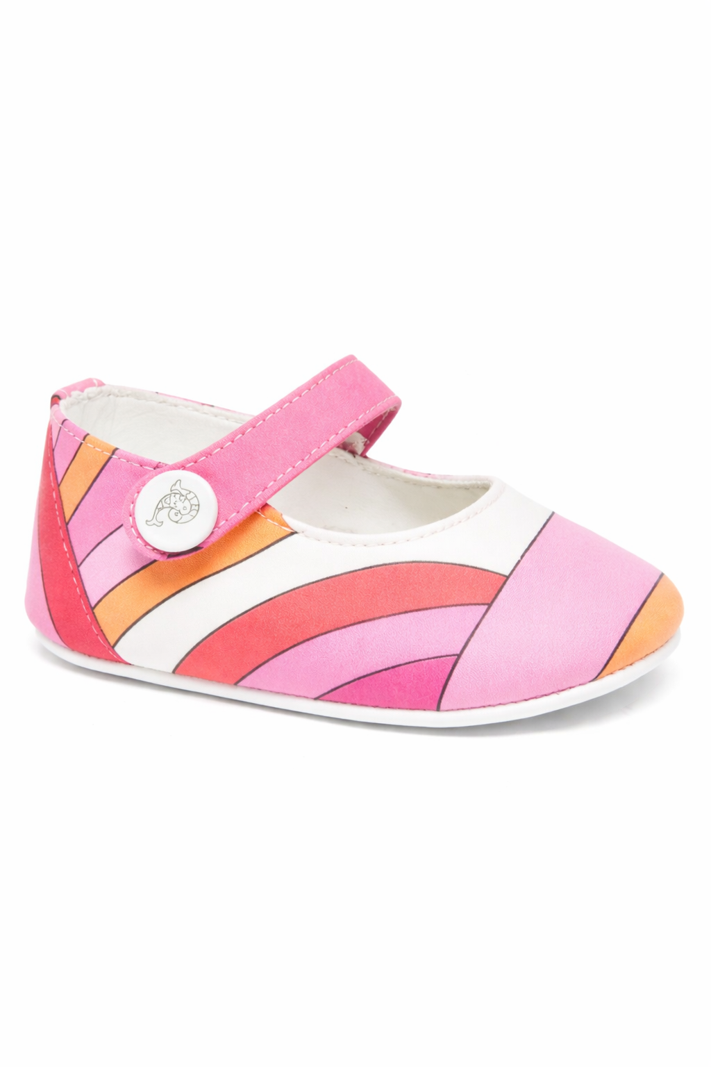 Scarpe per neonata Emilio Pucci Junior multicolore a righe PY0076 P0585 50EAR EMILIO PUCCI KIDS 