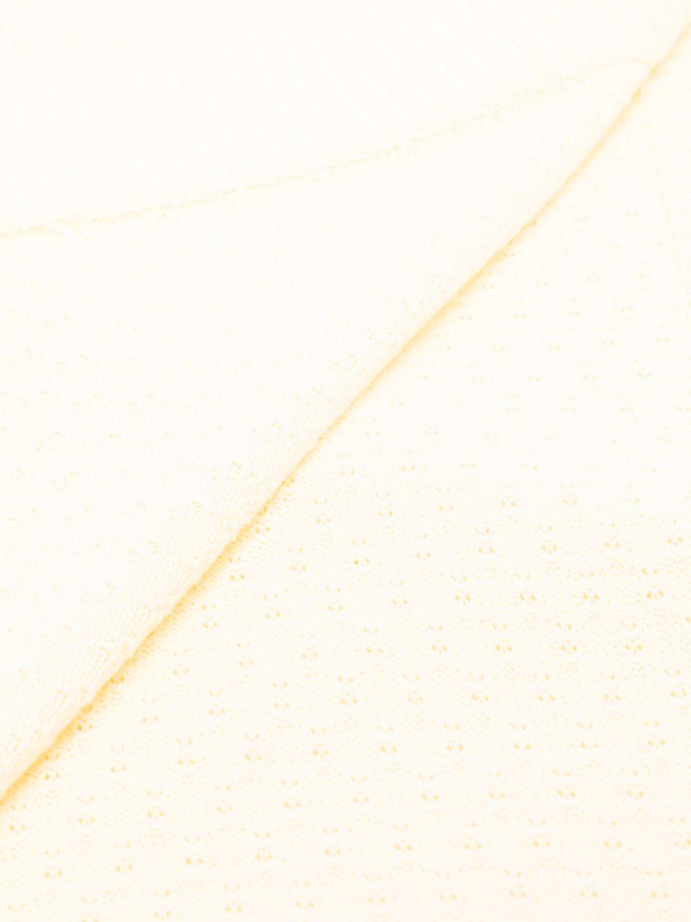 Coperta per neonati Paz Rodriguez gialla con lavorazione a maglia 031-123521 0501 PaZ RODRIGUEZ 