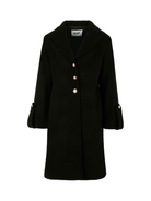 Cappotto per bambina MSGM Kids nero con polsini svasati F5MSJGCO114 110 MSGM KIDS 