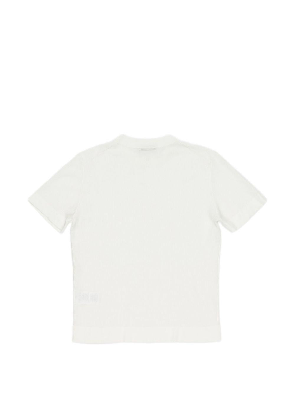 T-shirt per bambino Paolo Pecora Kids bianca a girocollo PP4179 GESSO PAOLO PECORA KIDS 