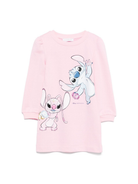 Abito per bambina Disney x Monnalisa rosa con stampa Stitch 19F902 6011 0090 MONNALISA 