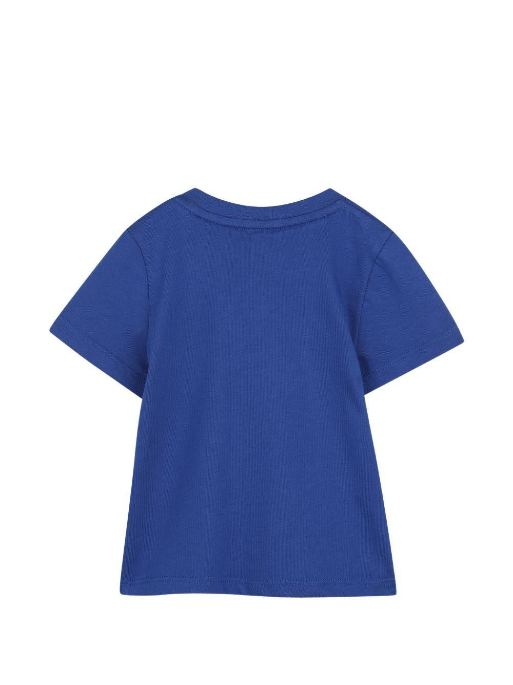 T-shirt per neonati Givenchy Kids blu con dettaglio logo H31286 865 GIVENCHY KIDS 