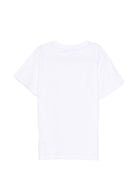 T-shirt per bambina Stella McCartney Kids bianca con stampa logo TY8C71 Z0434 100 STELLA McCARTNEY KIDS 