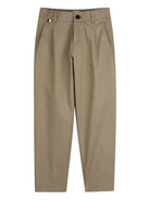 Pantaloni per bambino Boss Kids beige con plissé J52912 295 BOSS KIDS 