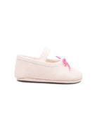 Ballerine per neonata Bonpoint rosa con dettaglio fiocco fucsia S06NSOL00001 025 BONPOINT KIDS 