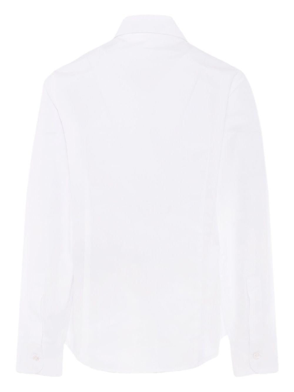 Camicia per bambino Balmain Kids bianca con logo ricamato BX5P00 P0536 100BC BALMAIN KIDS 