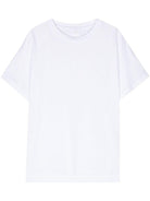 T-shirt per donna Merci bianco con stampa con logo sul retro MM274X WHITE MERCI 