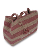 Borsa per bambina Bonpoint rosa con scritta ricamata C06GBAW00001 221 BONPOINT KIDS 