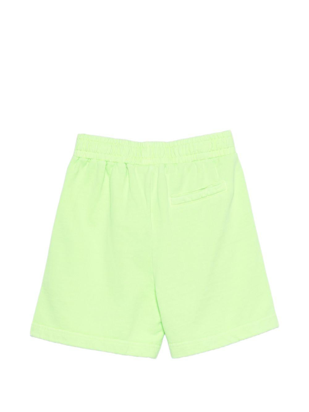 Shorts per bambina Molo verde con vita elasticizzata 6S26H207 5694 MOLO 