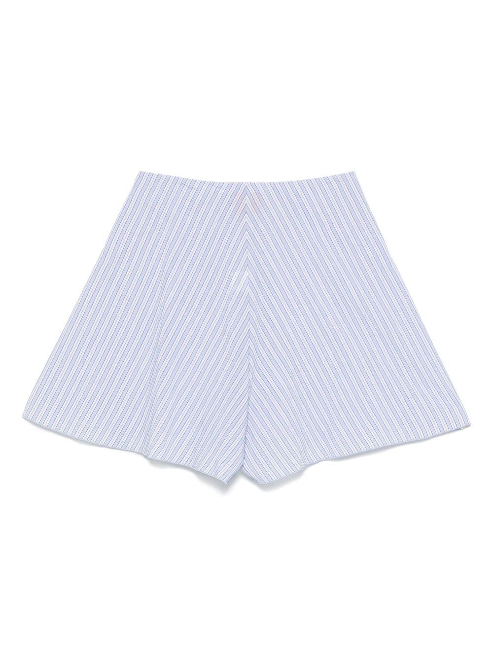 Shorts per donna Merci azzurro a righe P377P VAR.1 MERCI 