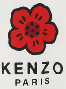 T-shirt per bambini Kenzo Kids bianco con stampa a fiori K61482 117 KENZO KIDS 