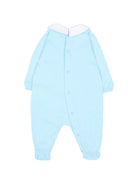 Tutina per neonato Moschino Kids azzurro con dettaglio Teddy Bear M5Y037LCA40 40304 MOSCHINO KIDS 