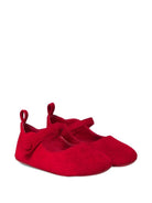 Ballerine primi passi per neonata Christian Louboutin Kids rosse con cinturino 1260308 R251 CHRISTIAN LOUBOUTIN KIDS 