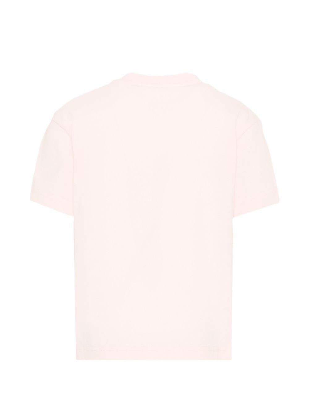 T-shirt per bambina Palm Angels Kids rosa con stampa Teddy Bear PGAA002S26JER002 042 PALM ANGELS KIDS 