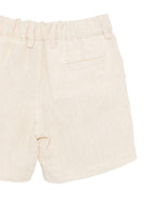 Shorts per neonato Fay Kids beige con logo ricamato sul retro FY6579 I0318 109 FAY KIDS 