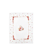Coperte per neonati Monnalisa bianco con stampa a fiori 35G012 7084 0099 MONNALISA 