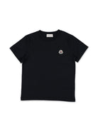Set di 3 t-shirt per bambino Moncler Enfant multicolore con applicazione logo L19548C0003389AT9 3P1 MONCLER KIDS 