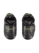 Scarpine primi passi per neonato Kenzo Kids nere con dettaglio coda K61854 095 KENZO KIDS 