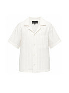 Camicia per bambino Emporio Armani Kids ècru a righe EB000972 AF20969 F0008 EMPORIO ARMANI KIDS 