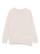 Maglione per bambino Paolo Pecora Kids beige con collo a coste PP4100 GRIGP PAOLO PECORA KIDS 