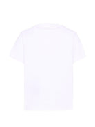 T-shirt per bambino Balmain Kids bianca con stampa logo sul davanti BZ8H51 Z3672 100NE BALMAIN KIDS 