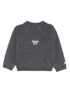 Maglione per neonato Donsje grigio con ricamo koala 3040204 00146 DONSJE 