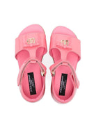 Sandali con logo DG D20082 A1328 80424 DOLCE & GABBANA KIDS 