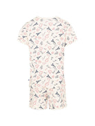 Pigiama per bambina Petit Bateau bianco opaco con motivo a cuore A0FV8 01 PETIT BATEAU KIDS 