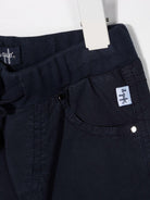 Shorts per neonato Il Gufo blu con coulisse P25PB074C6035 495 IL GUFO KIDS 