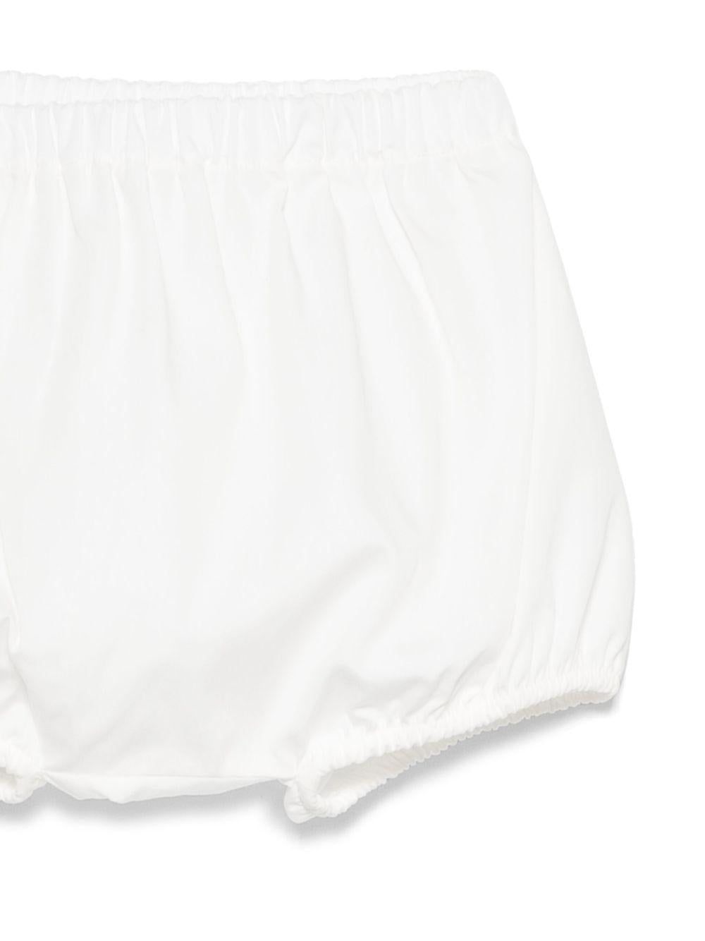 Abito per neonata Versace Kids bianco con chiusura posteriore con bottone 10179411A12838 2W110 VERSACE KIDS 
