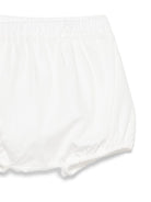 Abito per neonata Versace Kids bianco con chiusura posteriore con bottone 10179411A12838 2W110 VERSACE KIDS 