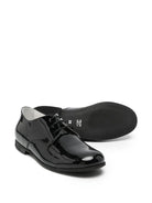 Scarpe stringate per bambino Colorichiari nero con finitura verniciata MJ958497 4231 90 COLORICHIARI KIDS 