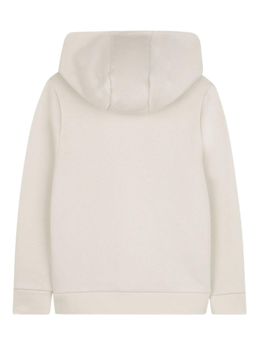 Felpa per bambino BOSS Kids beige con cappuccio J52355 21C BOSS KIDS 