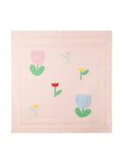 Coperta per neonati Stella McCartney Kids rosa con ricamo a fiori TY0000 Z2423 51Z STELLA McCARTNEY KIDS 