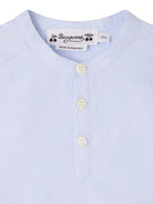 T-shirt Cesari per neonato Bonpoint azzurro con scollo rotondo S05YSHW00014 315 BONPOINT KIDS 