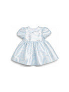 Abito per neonata Emilio Pucci Junior azzurro con finitura metallizzata PZ1101 S0273 600AG EMILIO PUCCI KIDS 