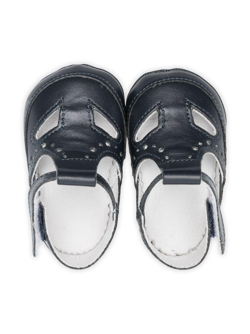 Scarpe primi passi per neonato Douuod Kids blu in pelle BABY465 BLUE DOUUOD 