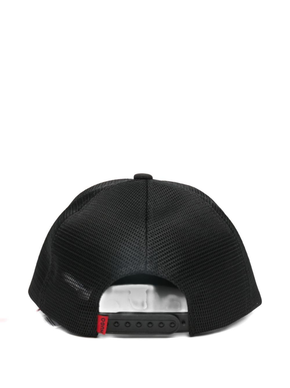 Cappello per bambino Hugo Kids nero con cinturino regolabile G01171 09B Hugo KIDS 