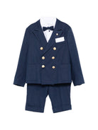 Completo per bambino Colorichiari blu a doppiopetto MB508307 4917 60 COLORICHIARI KIDS 