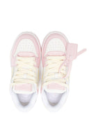 Sneakers per bambina Off-White Kids Out Of Office bianche con motivo Arrows OGIA007S26LEA001 3C19 OFF WHITE KIDS 