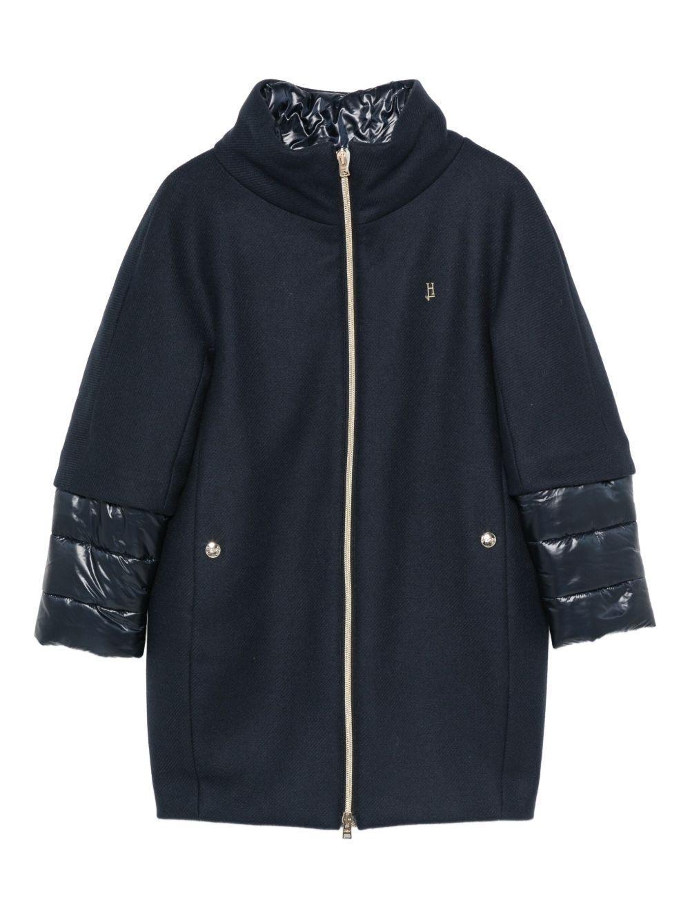 Cappotto per bambina Herno Kids blu con design imbottito CA000014G33344 9202 HERNO KIDS 