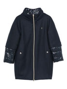 Cappotto per bambina Herno Kids blu con design imbottito CA000014G33344 9202 HERNO KIDS 