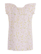 Abito per bambina Bonpoint bianco con stampa ciliegie all-over S06GDRW00020 625 BONPOINT KIDS 
