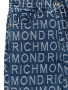 Jeans per bambina John Richmond Junior in denim con effetto jacquard RGP25120JE DENIM JOHN RICHMOND KIDS 