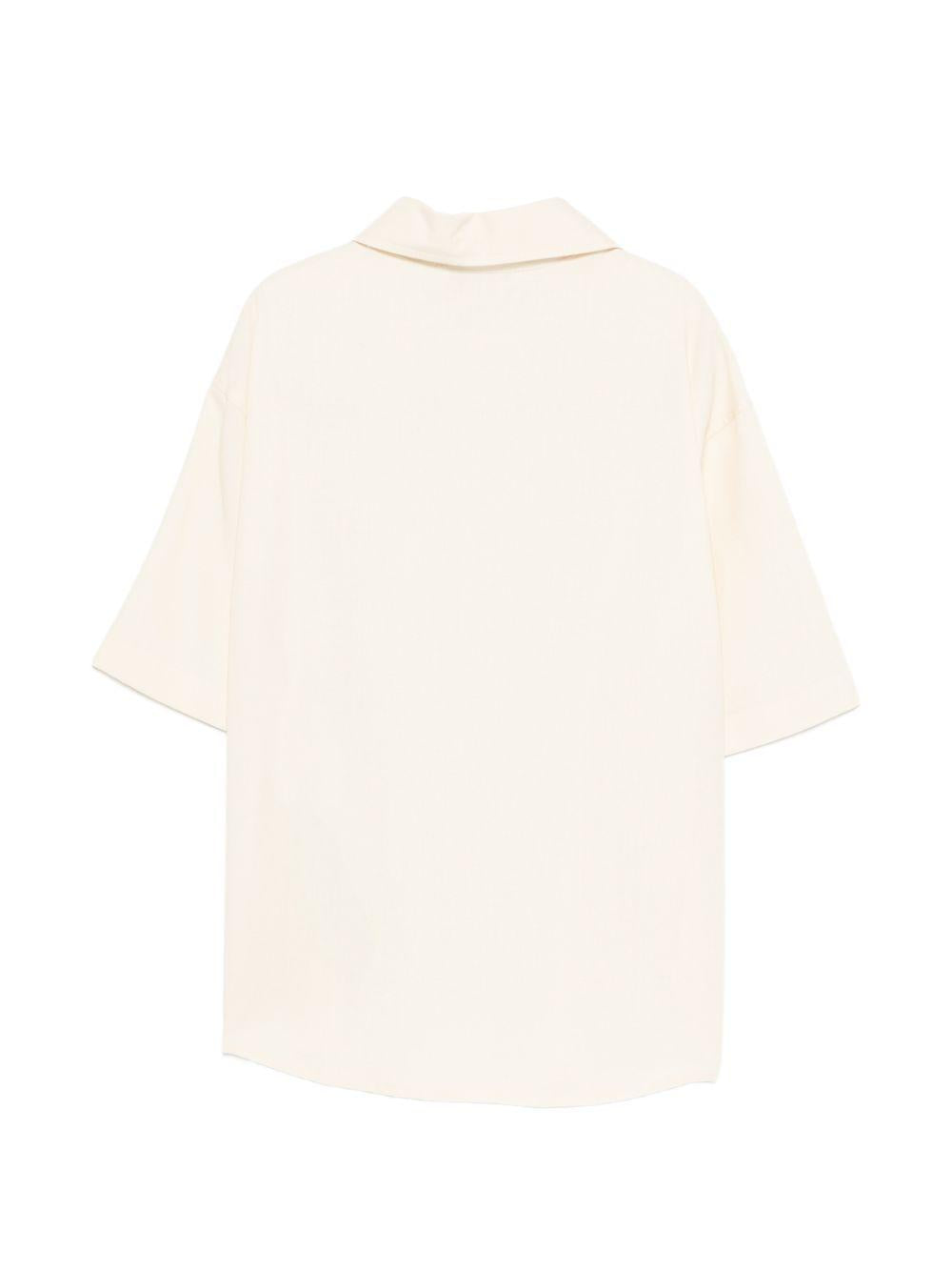 Camicia per bambino Paolo Pecora Kids beige con colletto classico PP4301 SABBIA PAOLO PECORA KIDS 