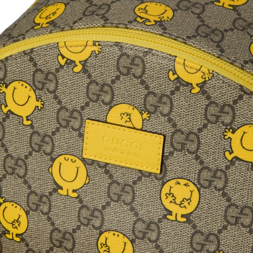 Zaino Supreme GG per bambini Gucci Kids multicolore con finiture gialle 782708FAFN6 9850 GUCCI KIDS 