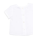Camicia per neonato JESURUM BABY Leonardo bianco con dettaglio traforato LEONARDO VAR.03 JESURUM 