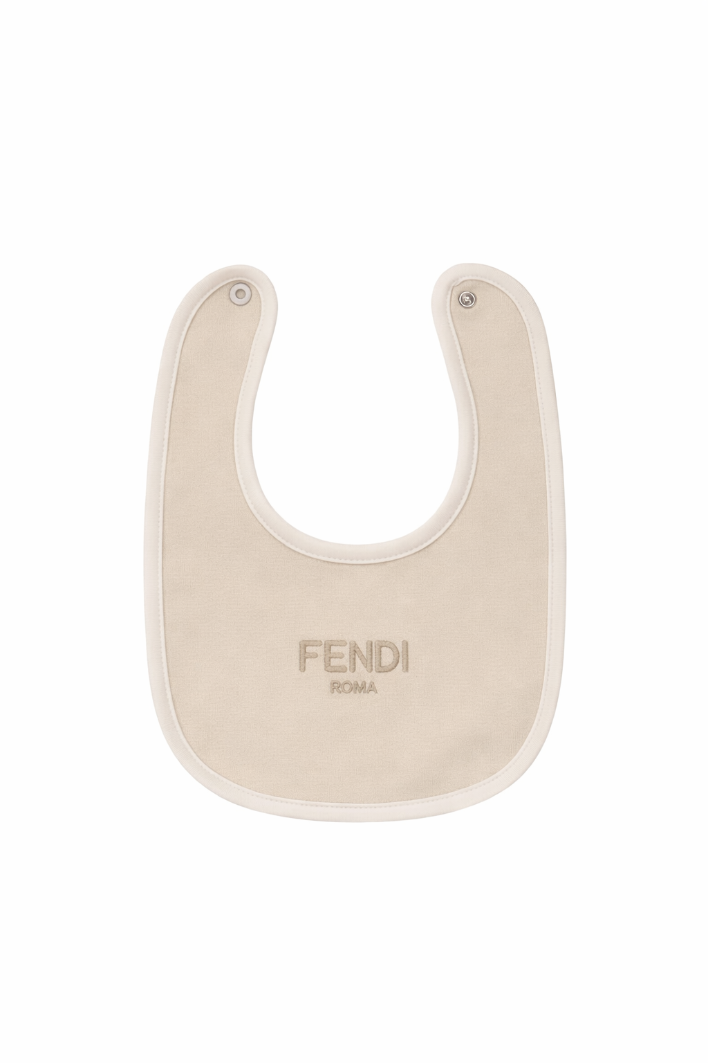 Set tre pezzi per neonata Fendi Kids beige con logo Fendi BUK154 ST8 F19J5 FENDI KIDS 